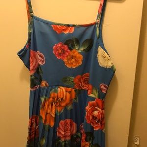 Floral scuba dress